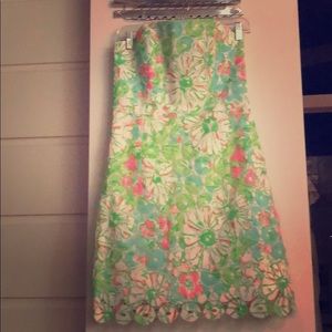 Lilly Pulitzer strapless dress